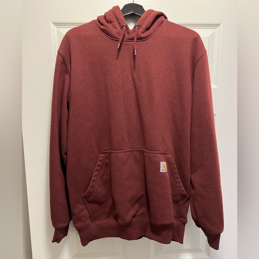 Red Carhartt hoodie